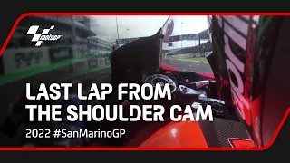 Last lap on board from Maverick Viñales' shoulder cam | 2022 #San MarinoGP