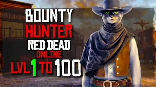 Leveling Up Bounty Hunter. Zero to Hero in Red Dead Online Pt.8 🐱 Stream
