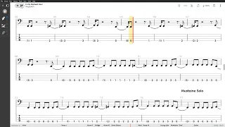 Megadeth - In My Darkest Hour (Play Along Bass Tabs)