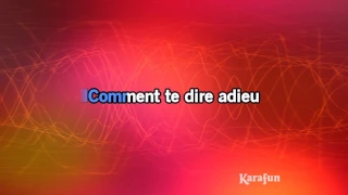 Karaoké Comment te dire adieu ? - Jimmy Somerville *