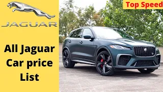 All Jaguar cars price list 2022 | Specifications | Top speed