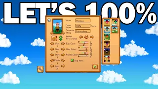 Let's 100% Stardew Valley 1.6