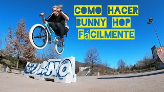 COMO HACER BUNNY HOP/OLLIE BMX ESPAÑOL FÁCIL POR PASOS #tutorial #bunnyhop #español #bmx #bmxstreet