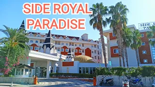 Hotel Side Royal Paradise dirty beach schmutziger Strand Side Royal Paradise Hotel Urlaub in Side