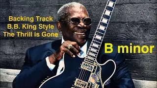 Guitar Backing Track (B.B. King Style Thrill is Gone)