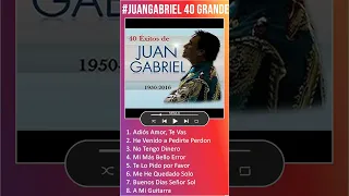 #JuanGabriel 40 Grandes Éxitos ｜ Especial 10K #shorts