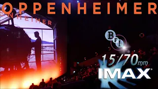 IMAX 70mm OPPENHEIMER REVIEW inc. PROJECTION BOOTH plus AUDIENCE REACTION, BFI IMAX