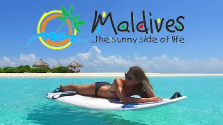 MALDIVES  Exotic Paradise ★ Drone Film (4K UHD) with ♫ ♬ Calming Music ||► 10 min