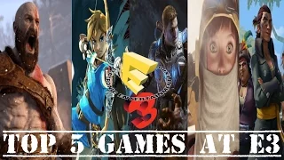 Top 5 Games Of  E3 2016