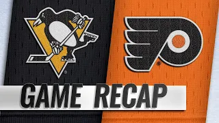 Murray, Crosby lead Penguins past Flyers