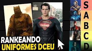 RANKEANDO TODOS TRAJES DO DCEU - DO PIOR AO MELHOR