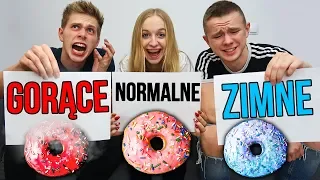 ZIMNE vs NORMALNE vs GORĄCE JEDZENIE!