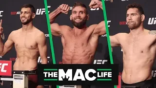 UFC Boston Official Weigh-Ins: Main Card