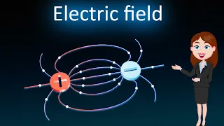 Electric field || 3D animated explanation || class 12th Physics || Electrostatics ||