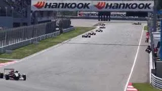 My vision Formula-3 Moscow Raceway 2014 race moments
