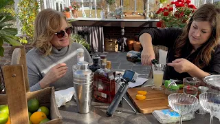 Harvesting Lemons & Making Lemon Cocktails with My Mom! 🍋🥂🍾 // Garden Answer