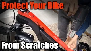 How to Apply Clear Protective Vinyl Wrap on Your Bike • The Duke of MTB