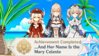 Genshin Impact | How to get the "...And Her Name Is the Mary Celeste" Hidden Achivement (GUIDE)