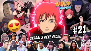 🔥SASORI'S REAL FACE REVEALED!!😱 | Reaction Mashup Naruto Shippuden Episode 21 [ナルト 疾風伝]🍃