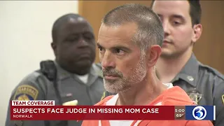 Video: Suspects face judge in missing mom case