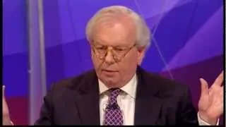 David Starkey says: "People don't like being freed" on Question Time (1.3.12)