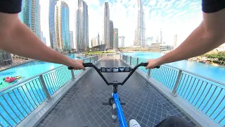 POV BMX Bike Riding in Dubai