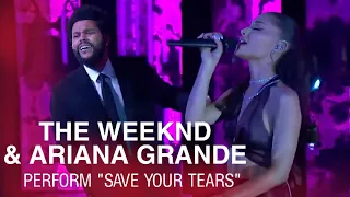 The Weeknd & Ariana Grande - Save Your Tears (Remix) (Live on The 2021 iHeartRadio Music Awards)