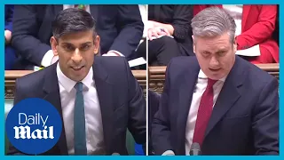 Rishi Sunak vs Keir Starmer: Furious exchange over illegal immigration