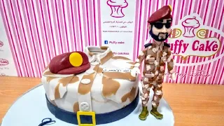 SOLDIER UNIFORM ARMY CAKES, FONDANT DECORATIONS