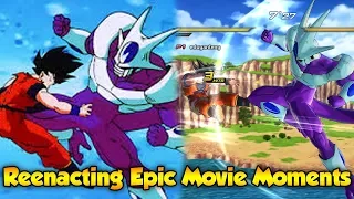 Epic Moments from Dragon Ball Z Movies! Reenacting DBZ Movies - Dragon Ball Xenoverse 2