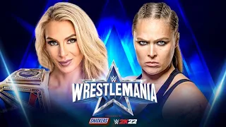 FULL MATCH: Ronda Rousey vs. Charlotte Flair - Smackdown Women's Championship: Wrestlemania 38