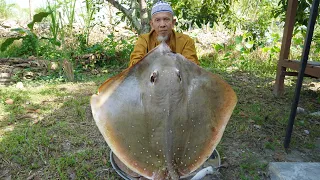 Ikan Pari Gergasi 12kg | Asam Pedas Ikan Pari | Giant stingrays