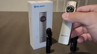 Olight i3T EOS in Carbon Fiber & Winter Arkfeld in Titanium