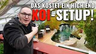 Was kostet ein HIGH END KOI-SETUP?! - Koiteich extrem mit Abyzz