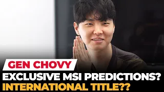 Chovy MSI interview 🎤 English message? Thoughts on Faker's legacy? | Ashley Kang