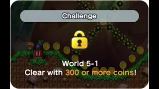 [Super Mario Run]World Star-8 requirement(World 5-1)