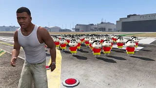 100 Shinchan Attacked Franklin In GTA 5