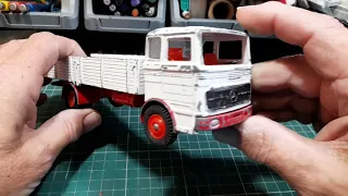 Dinky toys Diecast Restoration Mercedes Benz covered truck  no/940   1977/79