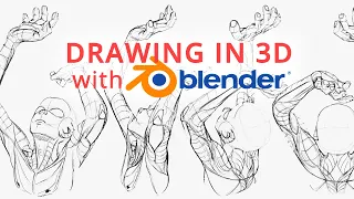 3D Anatomy Drawings with Blender Grease Pencil