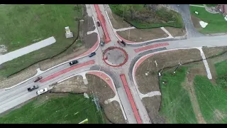 This is what happens when Americans try to drive on roundabouts