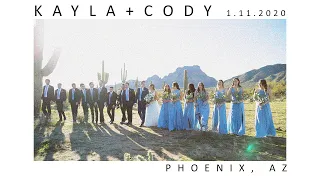 The Arizona Desert Wedding of Kayla + Cody || 1.11.2020 // Superstition Mountains, AZ