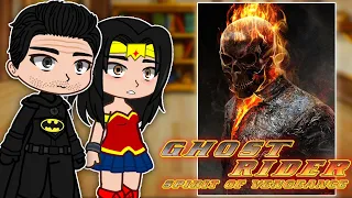 Justice League React To Ghost Rider | Johnny Blaze | Gacha react