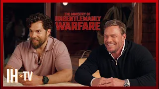 Henry Cavill & Alan Ritchson Interview - The Ministry of Ungentlemanly Warfare (2024)