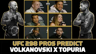 UFC 298: Pros Predict Alexander Volkanovski vs. Ilia Topuria | UFC 298