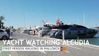 Yacht watching in Port d’Alcudia - Mallorca