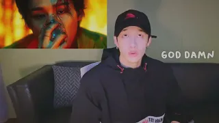 [ENG SUB] 210221 Stray Kids Bang Chan listening to I.M's God Damn