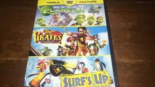 3 Movies collection From Sony / Planet 51 , The Pirates & Surf’s up Dvd Un boxing