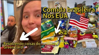 EXAME E VACINAS PARA O GREEN CARD | COMPRAS DE COMIDA BRASILEIRA  NOS ESTADOS UNIDOS | VLOGÃO