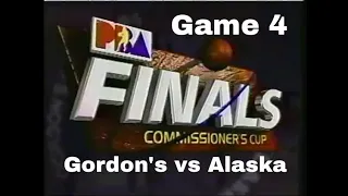 PBA Finals Comssioners Cup 1997 Game 4 Gordons vs Alaska