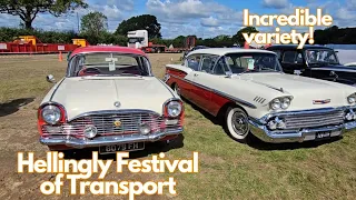 Amazing show! Hellingly Festival of Transport. Jensen Interceptor, Lancia Ardea VAN and more!